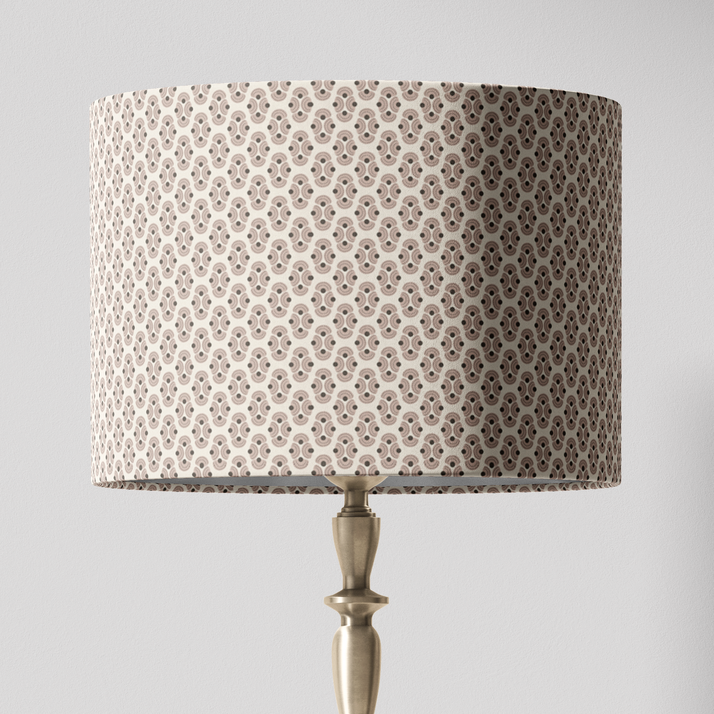 Beige Patterned Lampshade in ARMADA