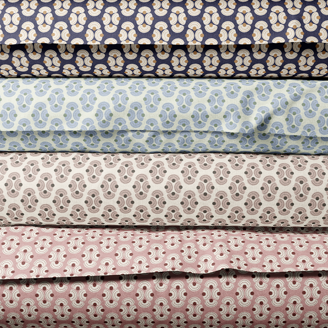 Beige Patterned Lampshade in ARMADA