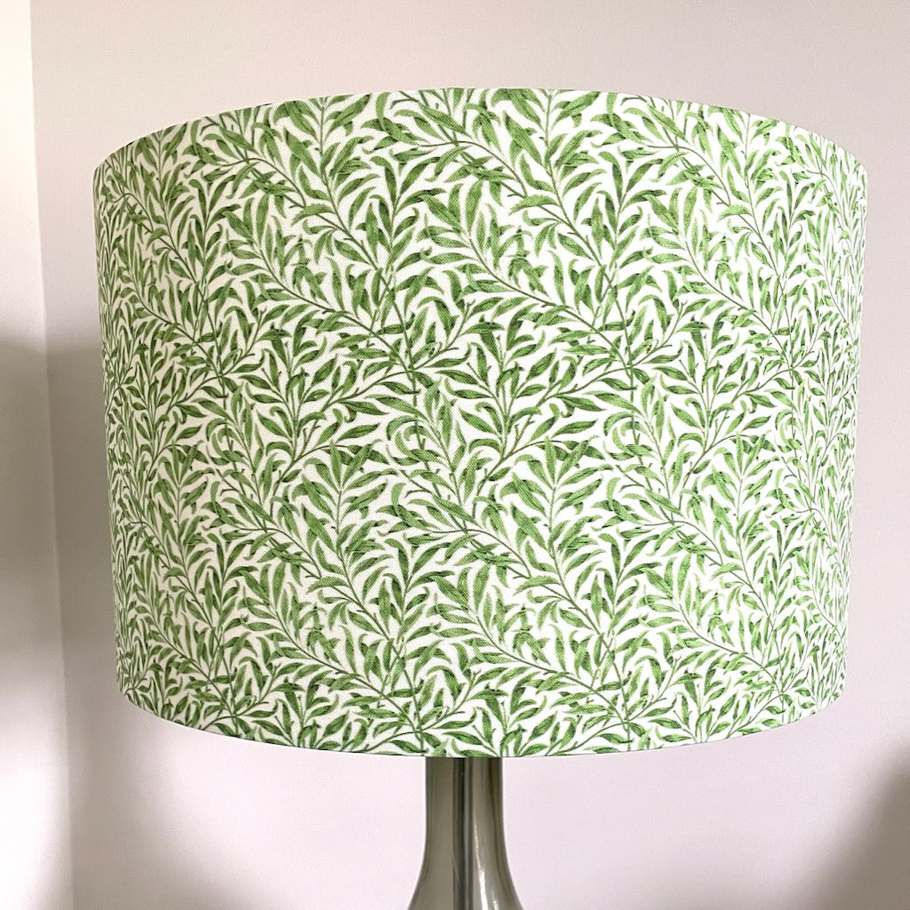 William Morris Lampshade in Willow Bough Fabric