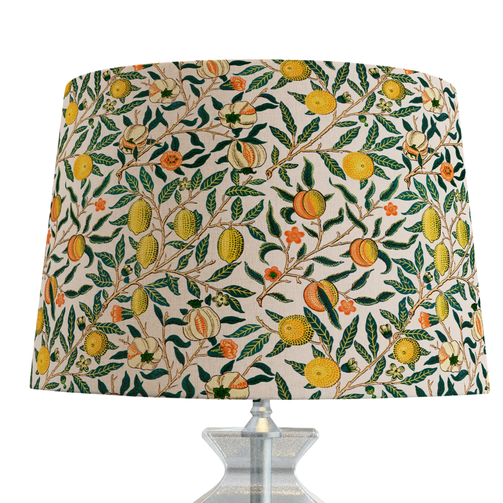 NATALDESIGN×HALFTRACKPRODUCTS LAMPSHADE William Morris Pomegranate Citrus Lampshade | Custom Lampshades