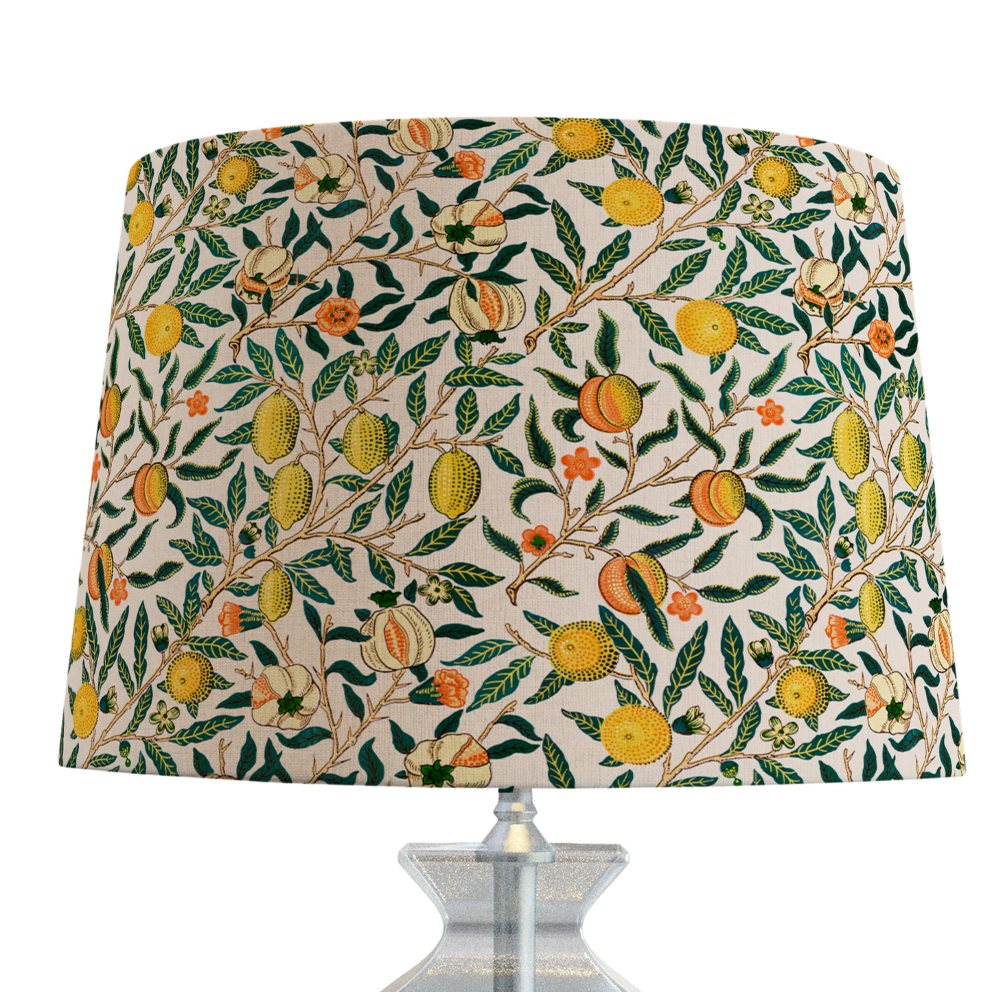 William Morris Lampshade in Pomegranate Fabric