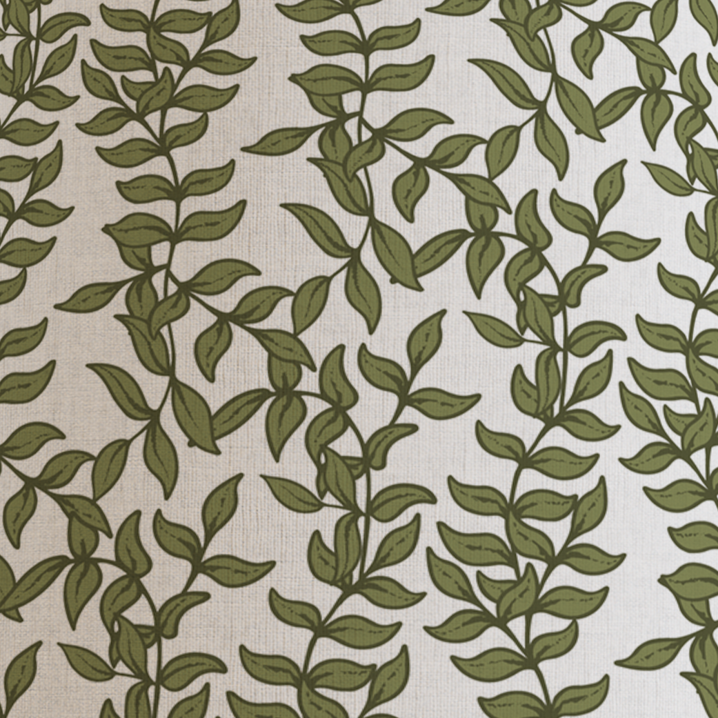 Olive Green Lampshade in ASHFORD IVY