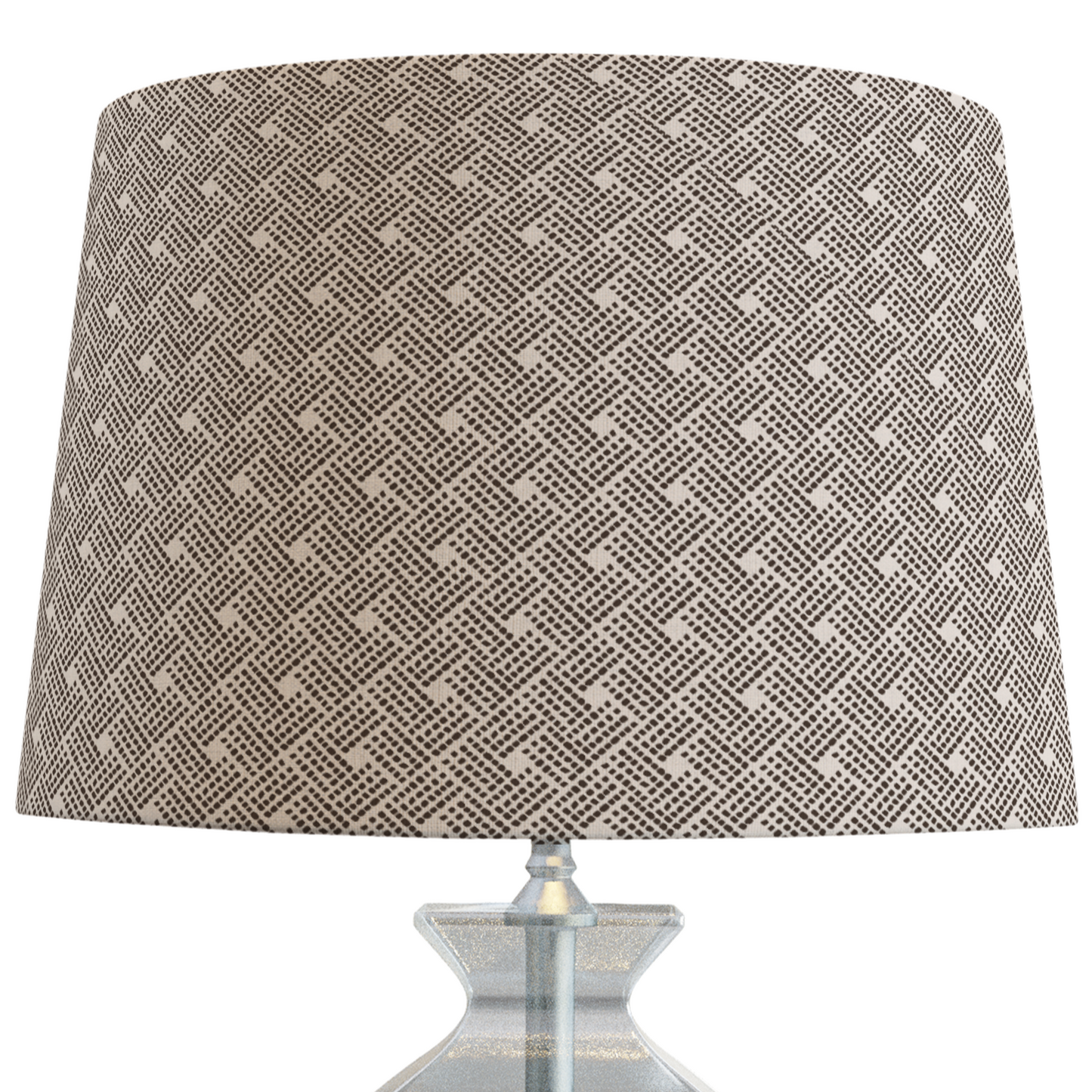 Brown Patterned Lampshade in HAVEN