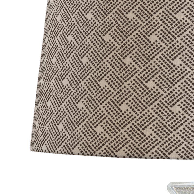 Brown Patterned Lampshade in HAVEN