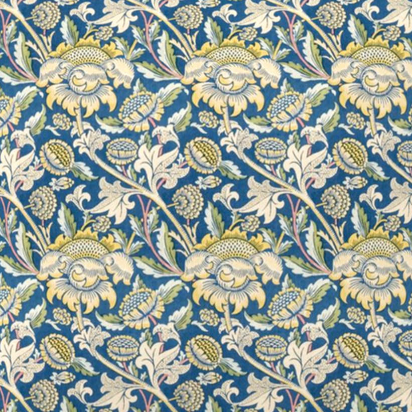 William Morris Throw Pillow in Sunflower