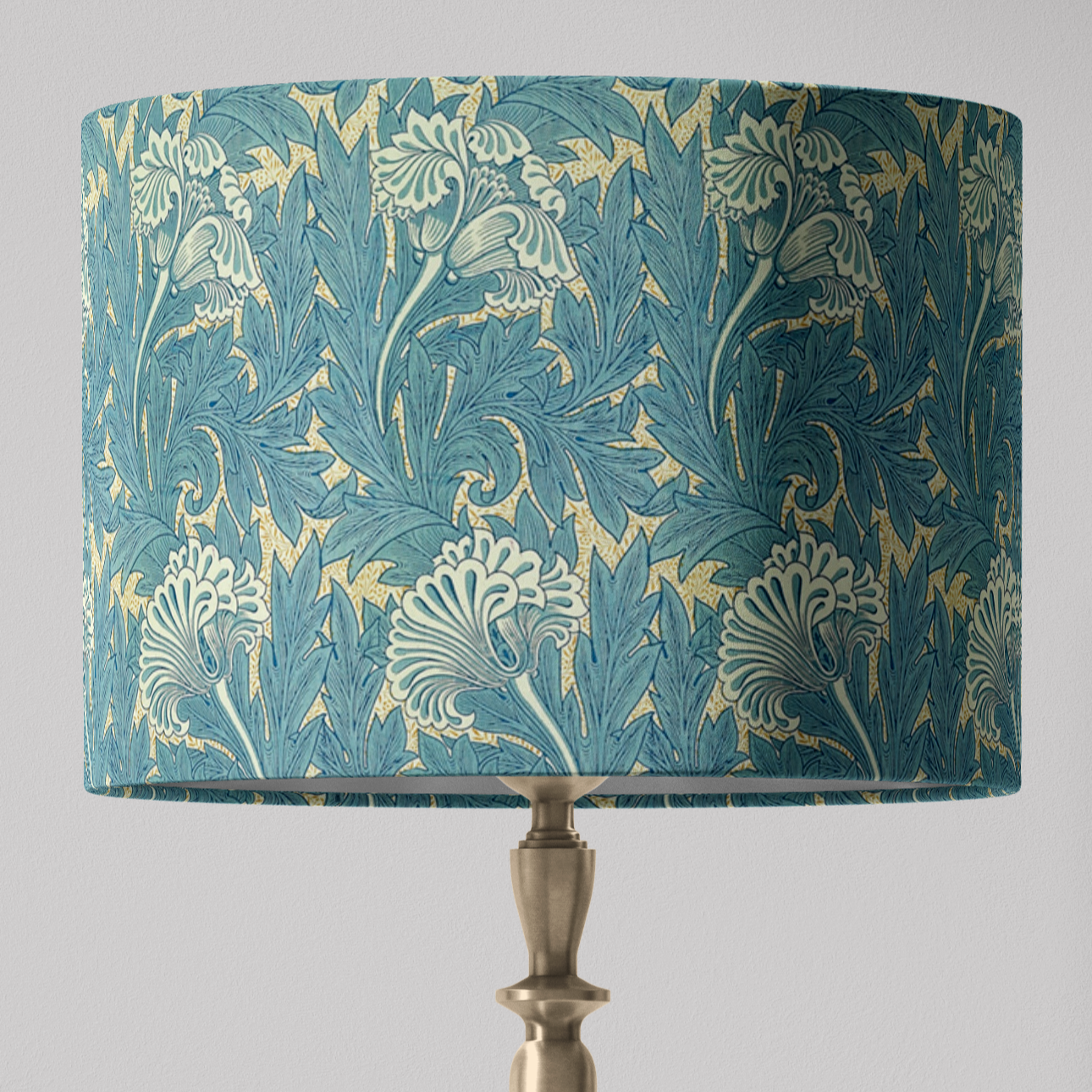 William Morris Lampshade in Tulip Fabric