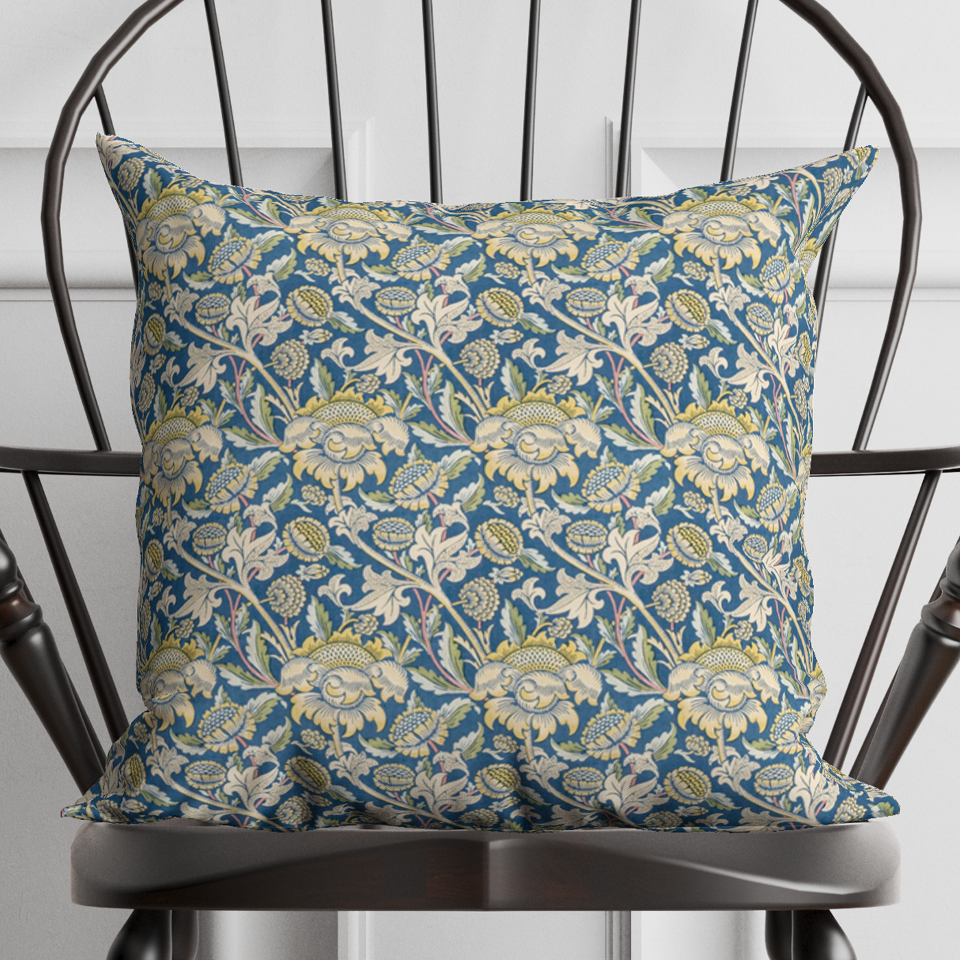 William Morris Throw Pillow in Sunflower