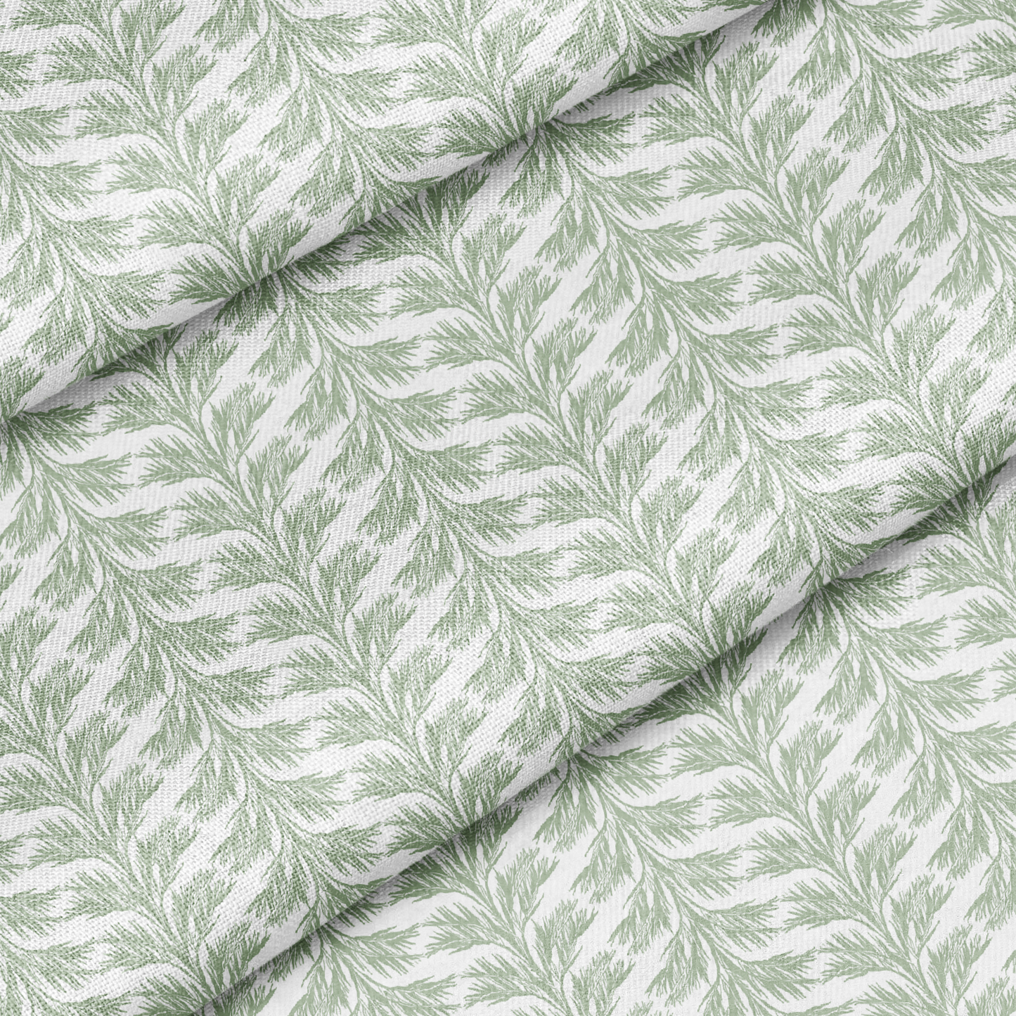SABAL STRIPE Fabric in Green