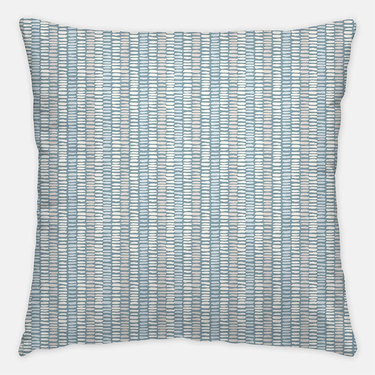 Blue stripe throw pillow 2025