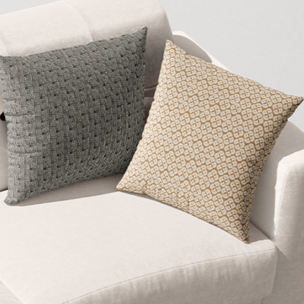 Throw Pillow Cover in SEA STAR Sky