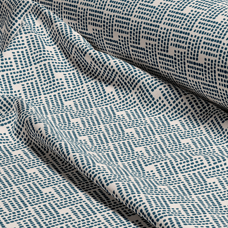 HAVEN Fabric in Navy Blue