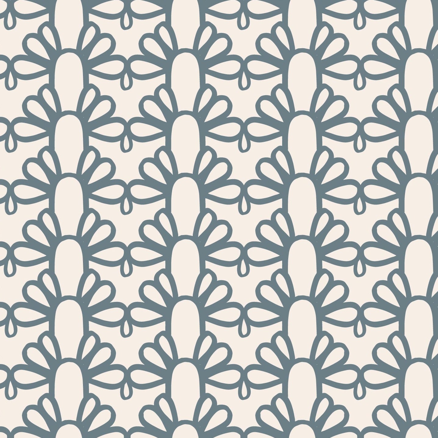 Throw Pillow Cover in FOUNTAIN ARCH Sea