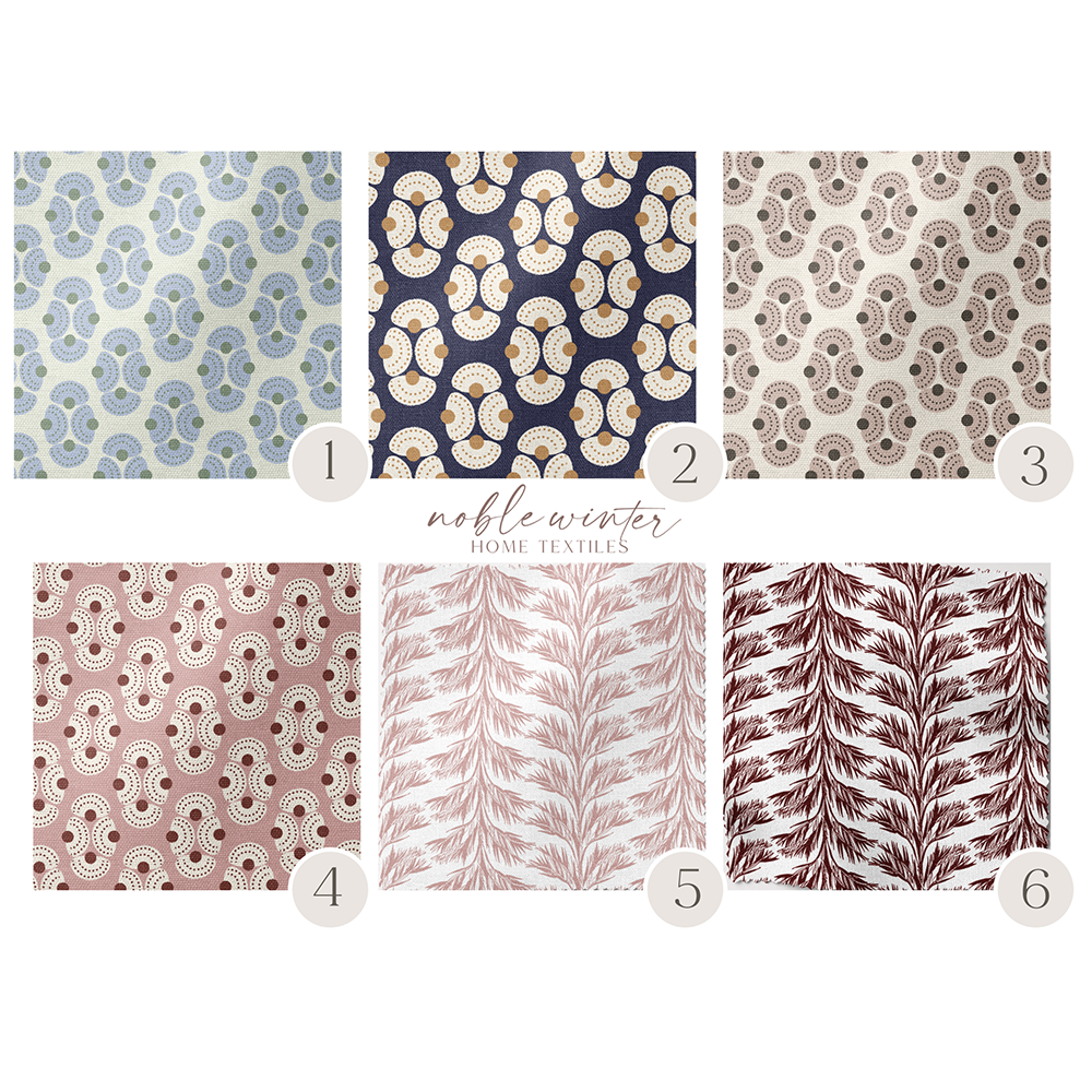 Fabric Samples: Sabal Springs Collection