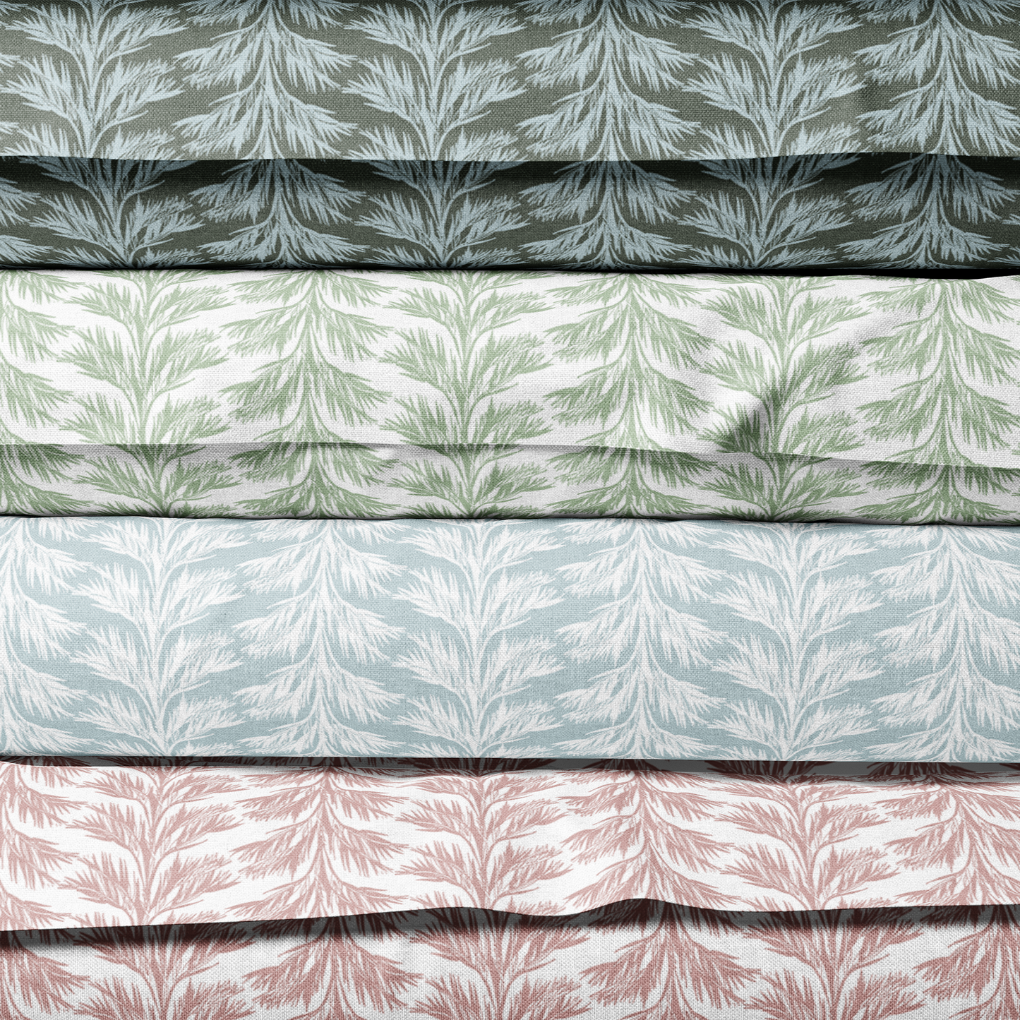 SABAL STRIPE Fabric in Celadon Green