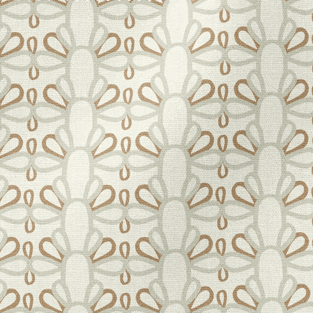 FOUNTAIN ARCH Fabric in Beige