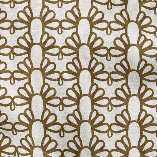 FOUNTAIN ARCH Fabric in Olive