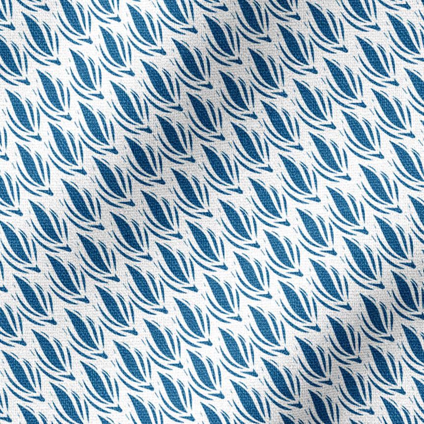 SEEDLING Fabric in Cobalt Blue