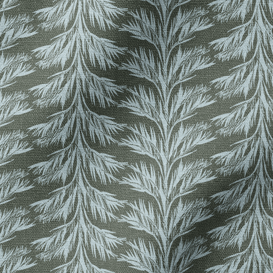 SABAL STRIPE Fabric in Olive Sky