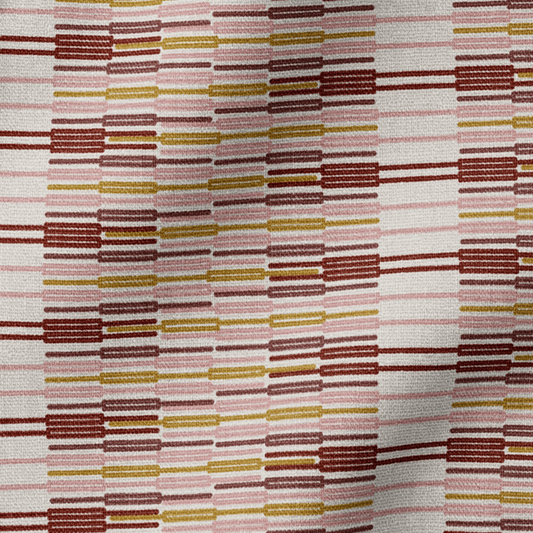 EMPIRE STRIPE Fabric in Pink