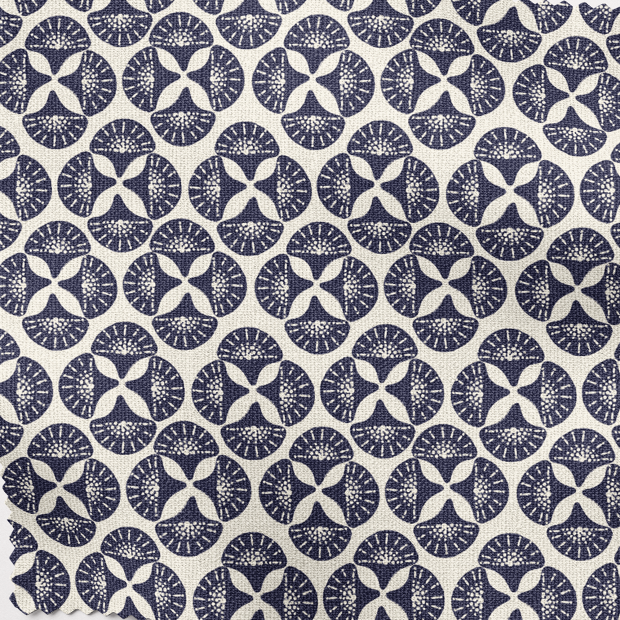 SEA STAR Fabric in Navy Blue