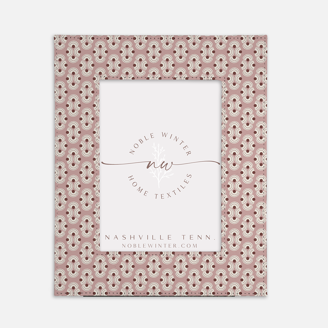 Fabric Picture Frame in ARMADA Rose