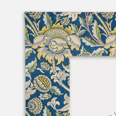 William Morris Picture Frame in Sunflower