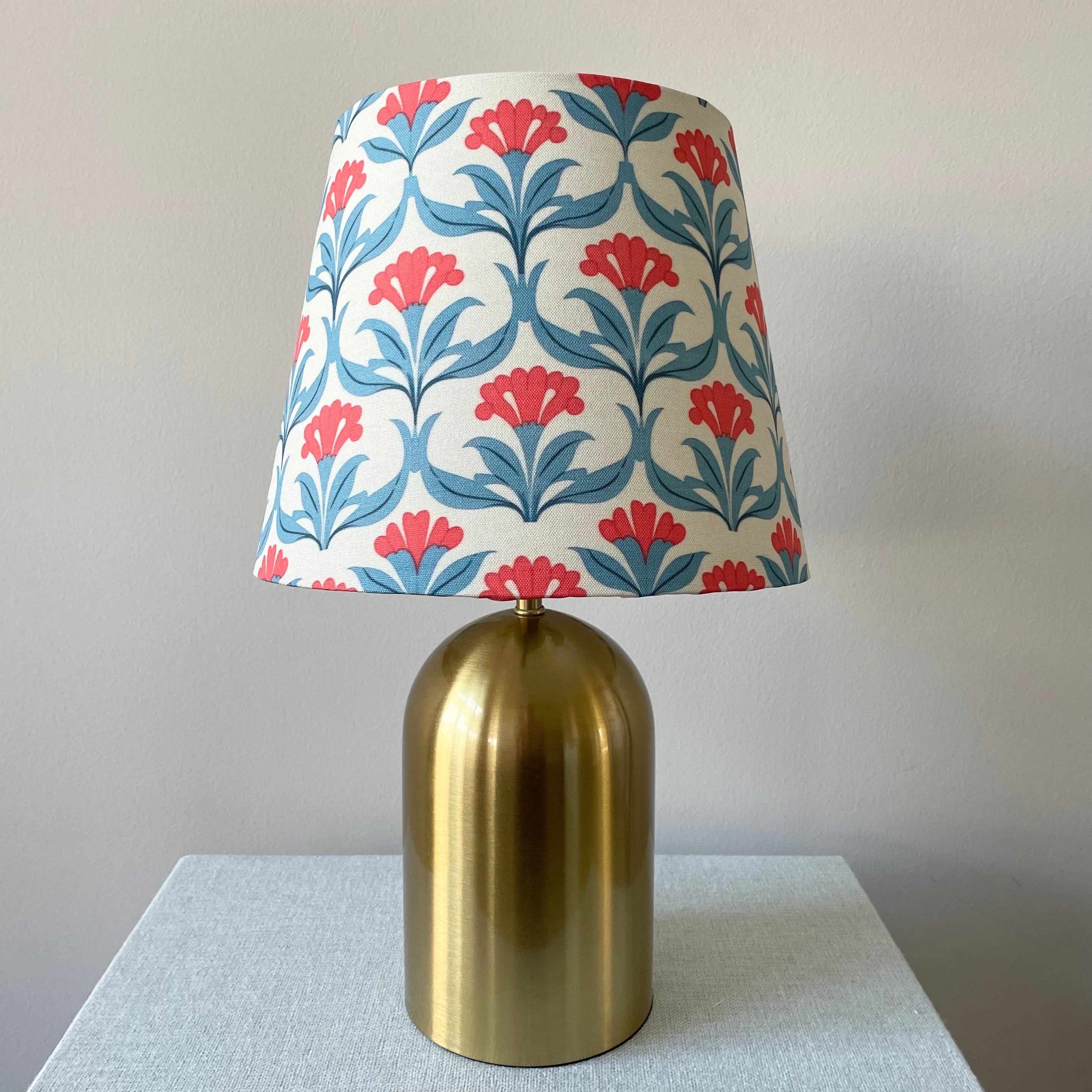 Blue Floral Patterned Lampshade in WESTPORT