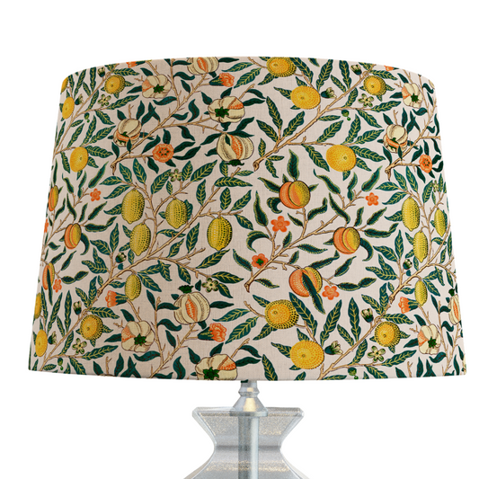 William Morris Lampshade in Pomegranate Fabric