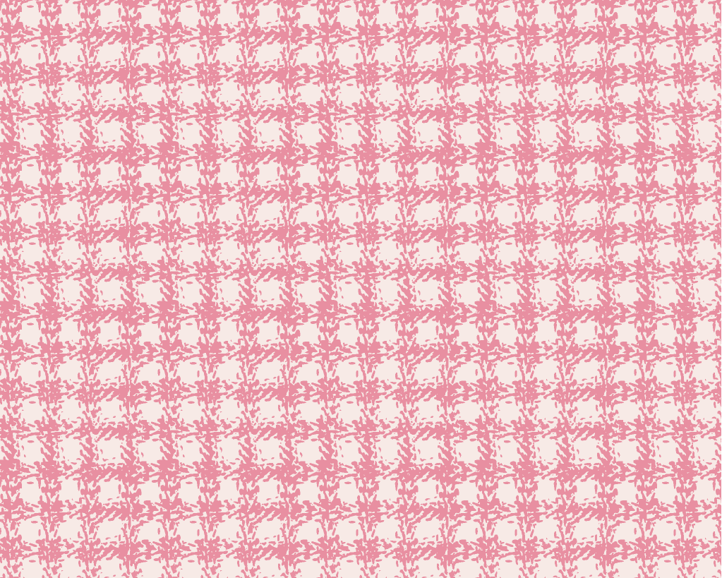 Greenhouse Check Fabric - Peony