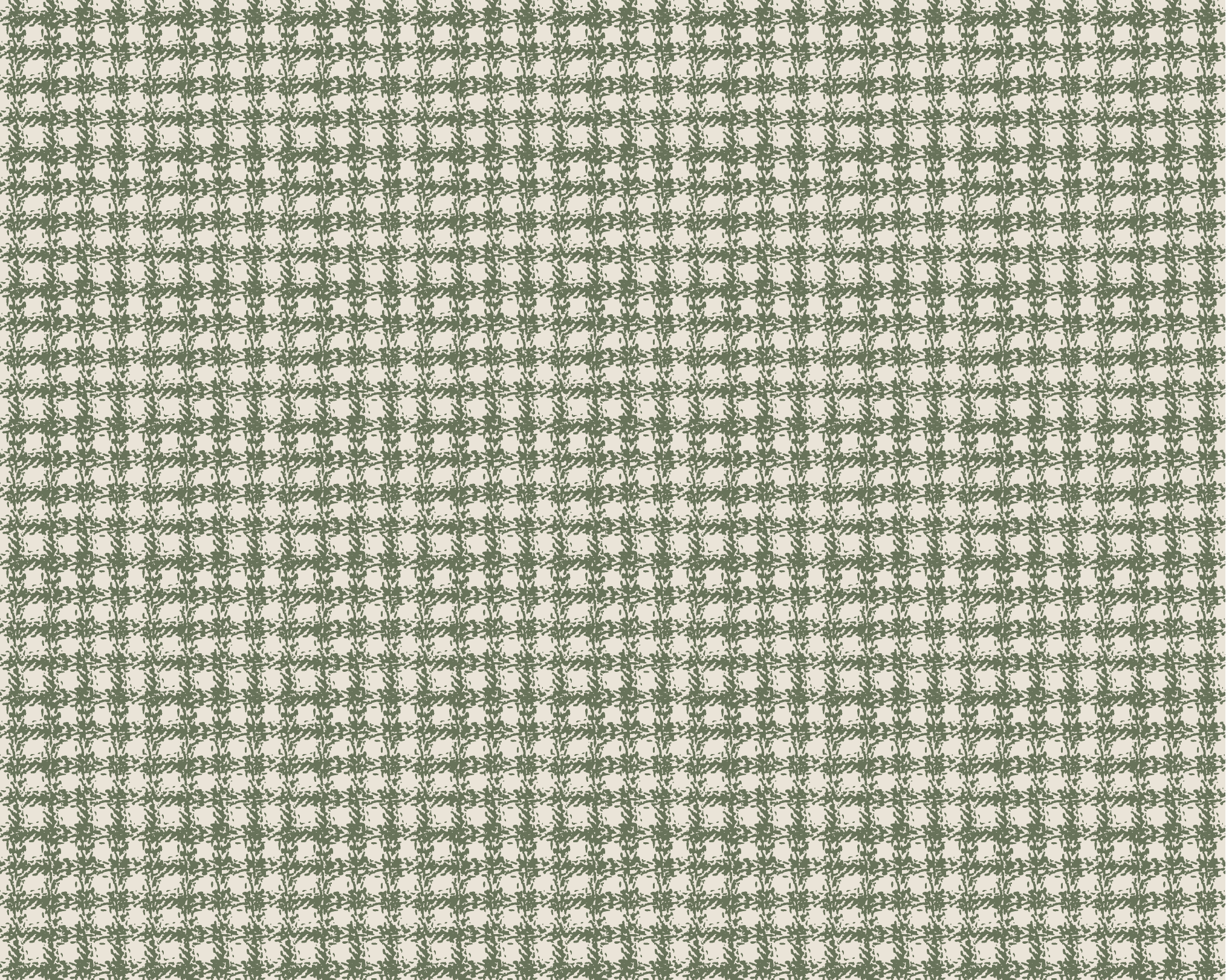 Greenhouse Check Fabric - Fern