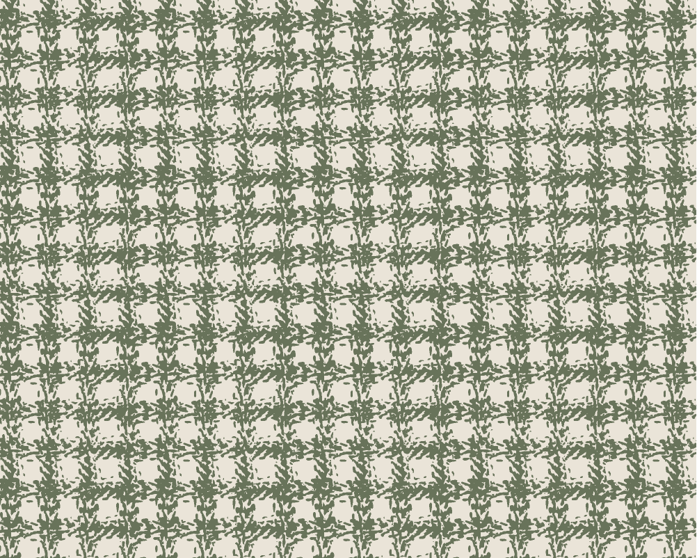 Greenhouse Check Fabric - Fern