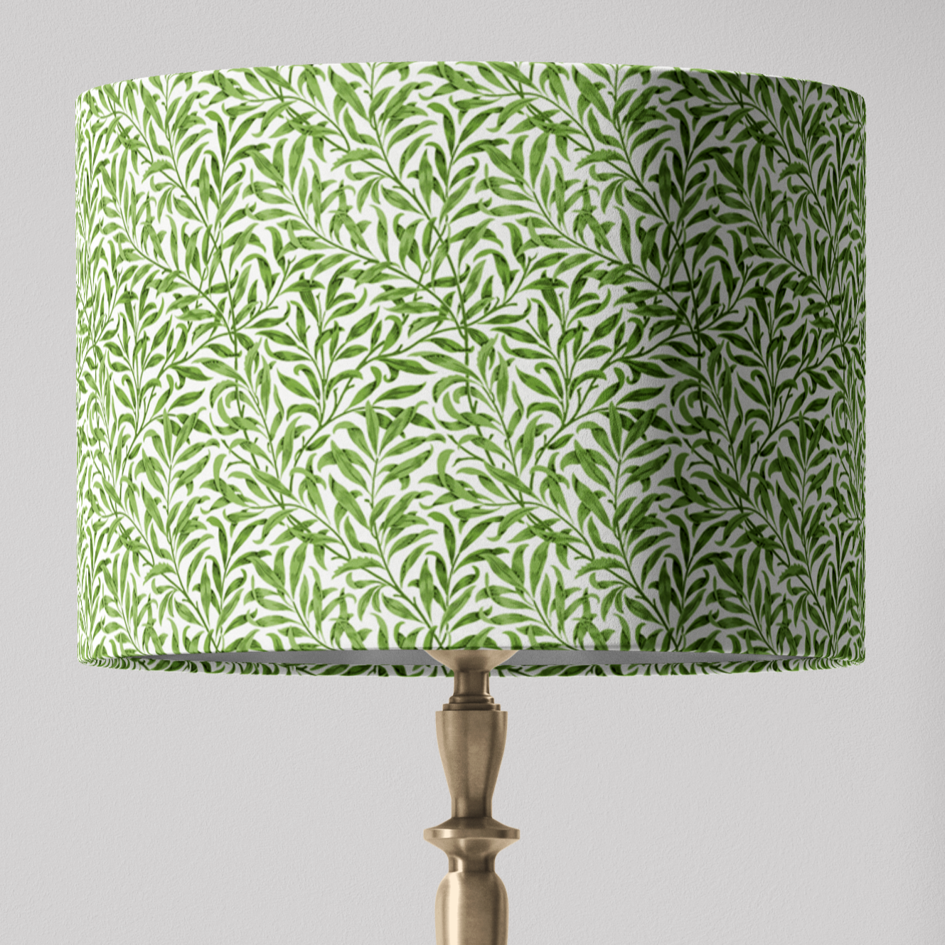 William Morris Lampshade in Willow Bough Fabric