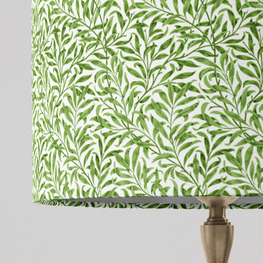 William Morris Lampshade in Willow Bough Fabric