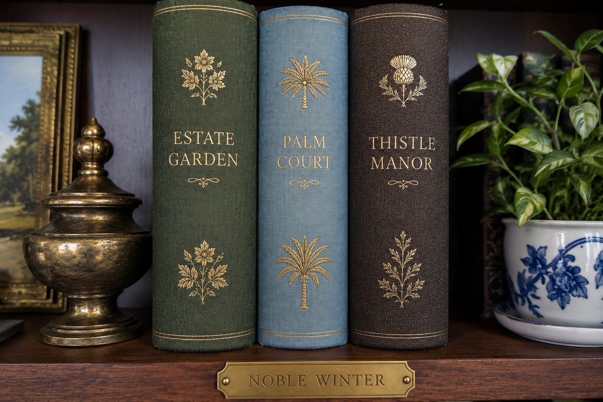 Noble Winter Estate Garden, Palm Court and Thistle Manor textile collections