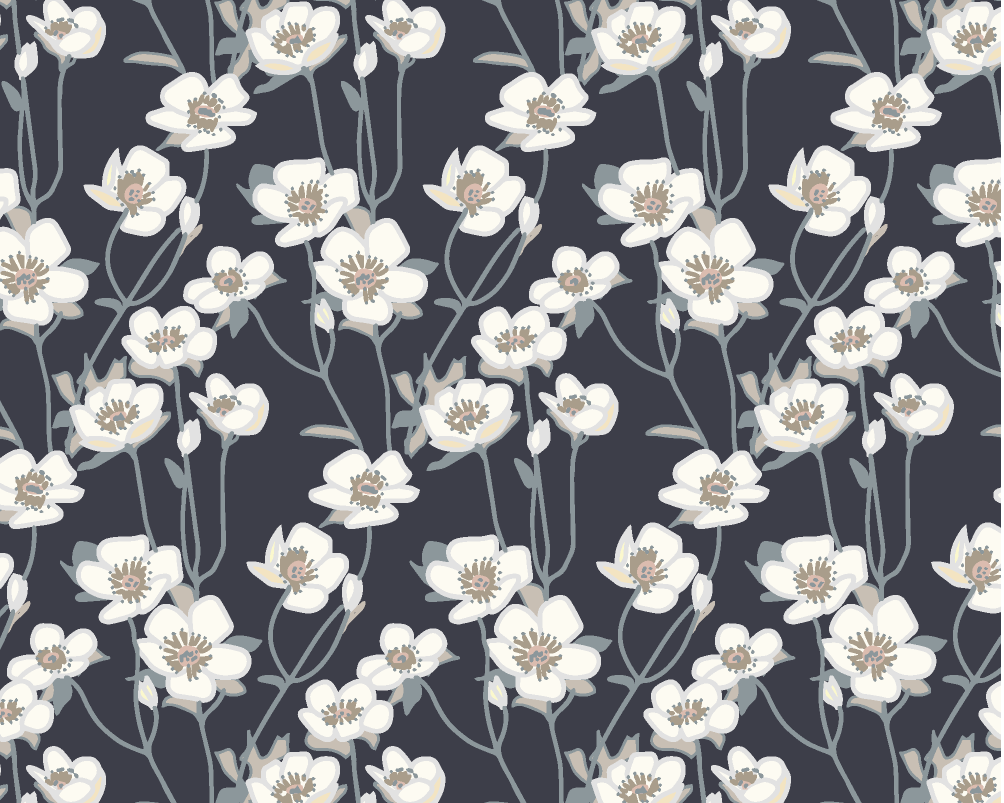 Primrose Fabric - Midnight