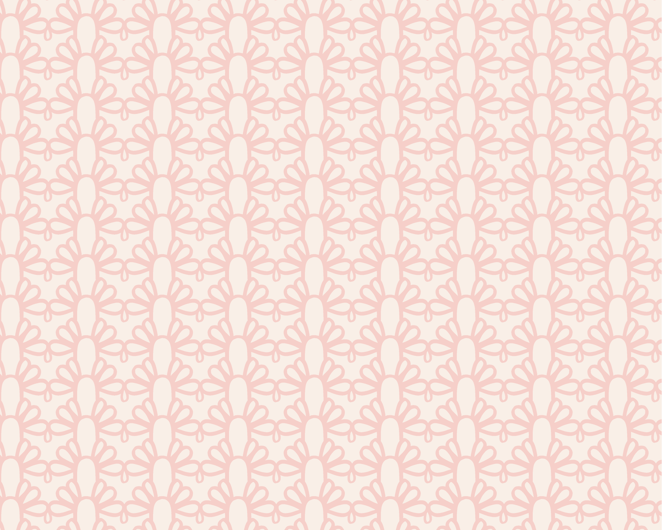 Pink and Beige Fabric Pattern in Fountian Arch, printed in cotton twill. Home textiles and decor made in the USA.
