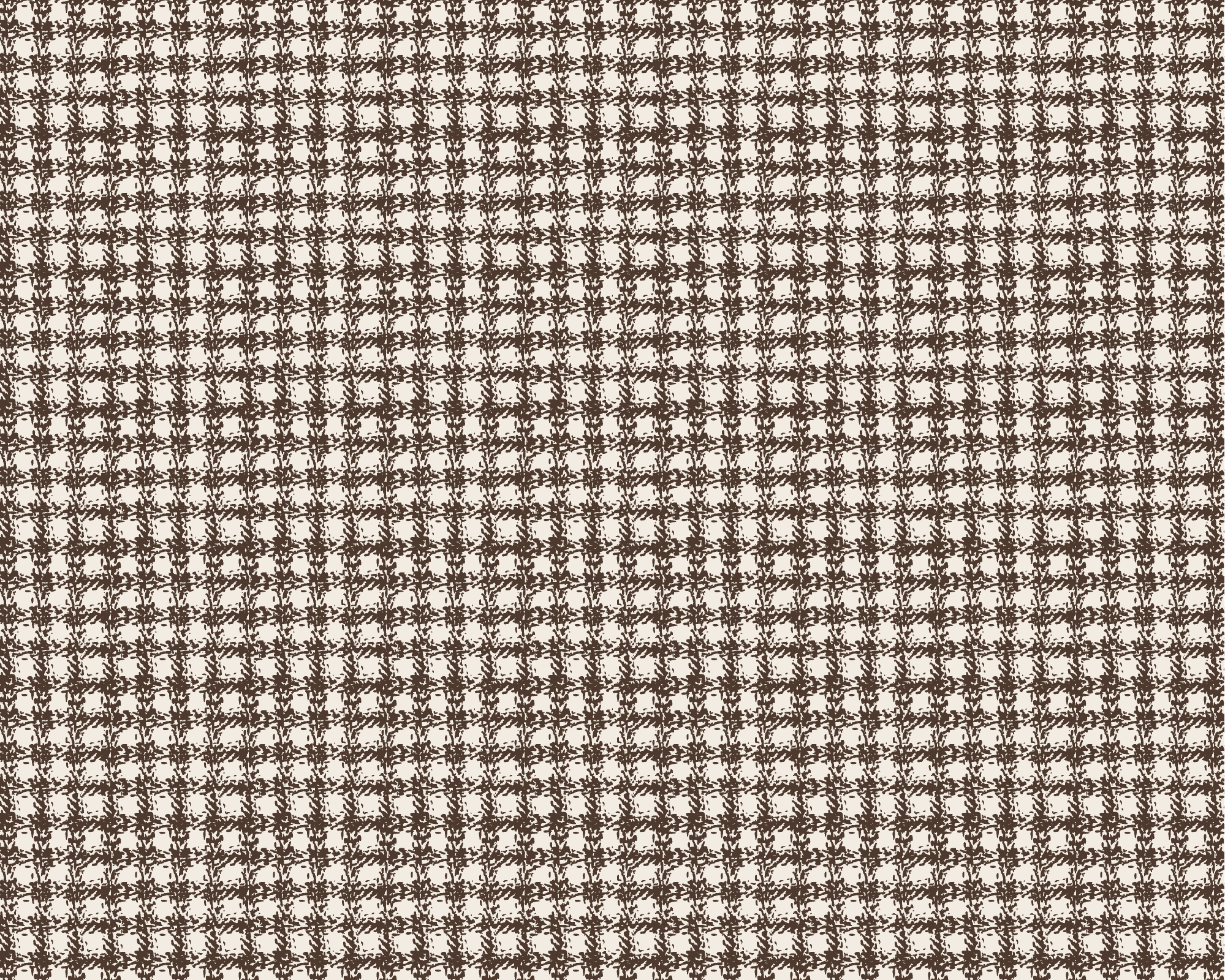 Greenhouse Check Fabric - Chestnut
