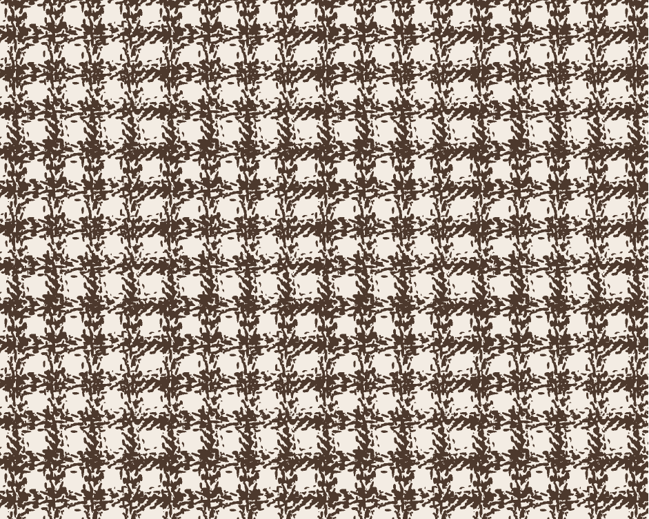 Greenhouse Check Fabric - Chestnut