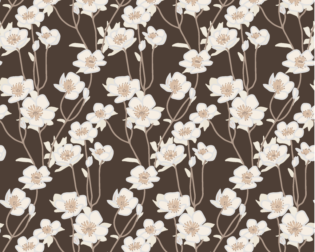 Primrose Fabric - Chestnut