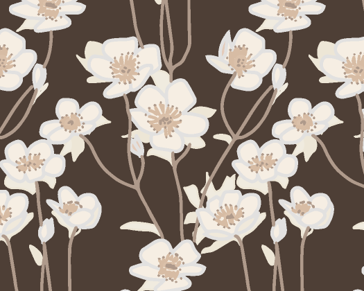 Primrose Fabric - Chestnut