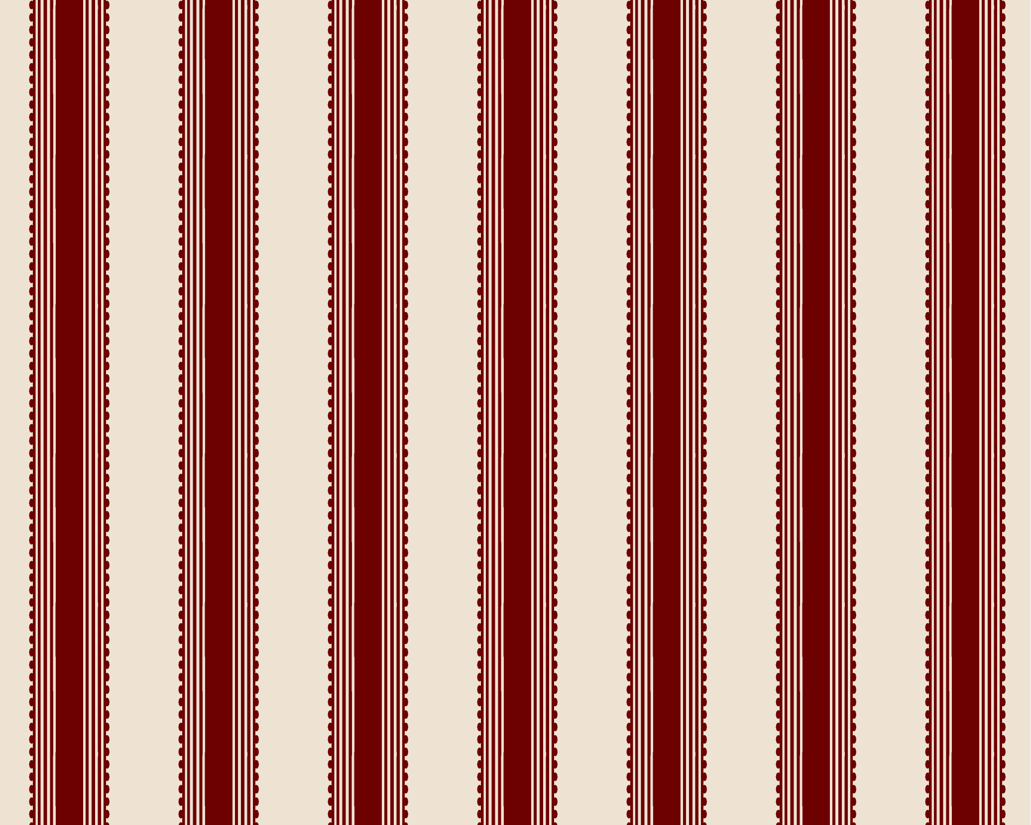 Terrace Stripe Fabric - Mulled Wine