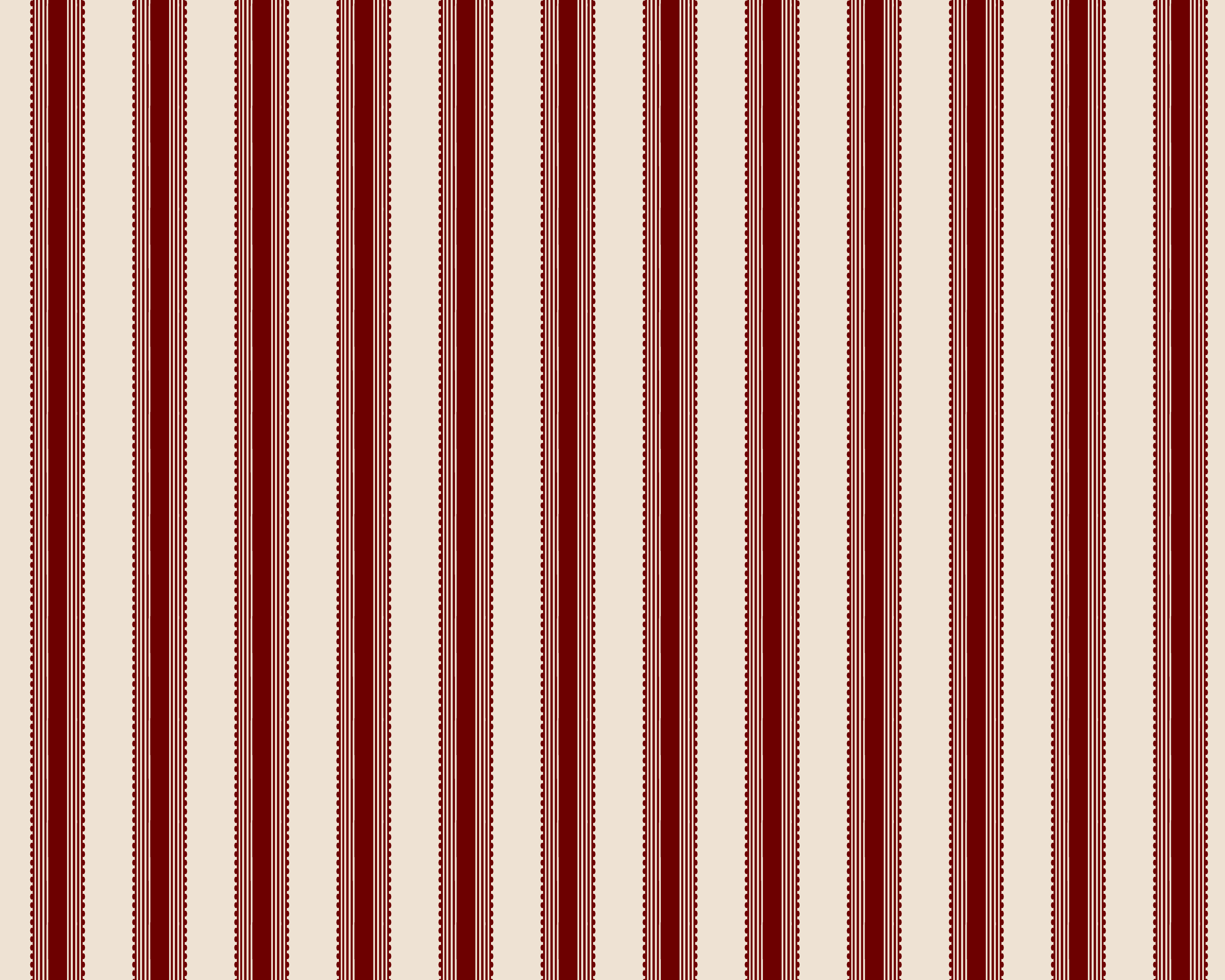 Terrace Stripe Fabric - Mulled Wine
