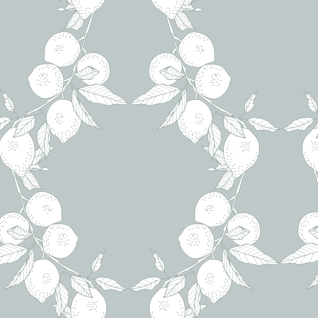 Fabric Swatch - Citron Court Silhouette
