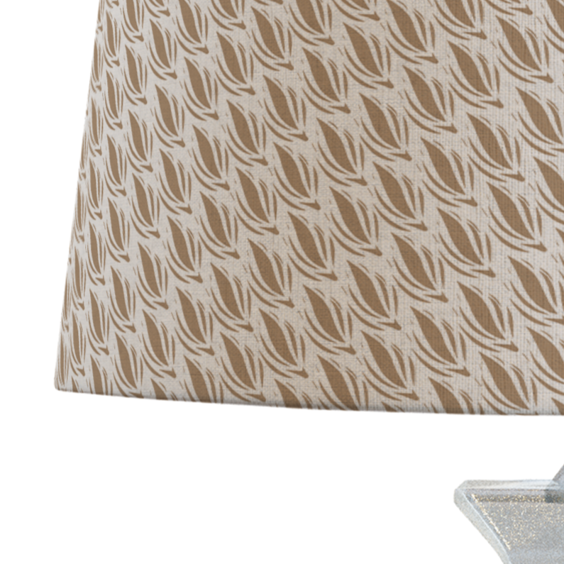 Tan Patterned Lampshade in SEEDLING