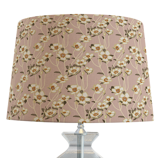Pink Floral Lampshade in BUTTERCUP