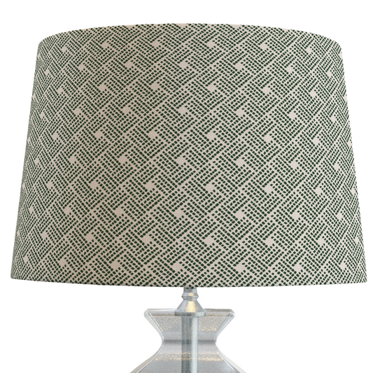 Green Patterned Lampshade in HAVEN