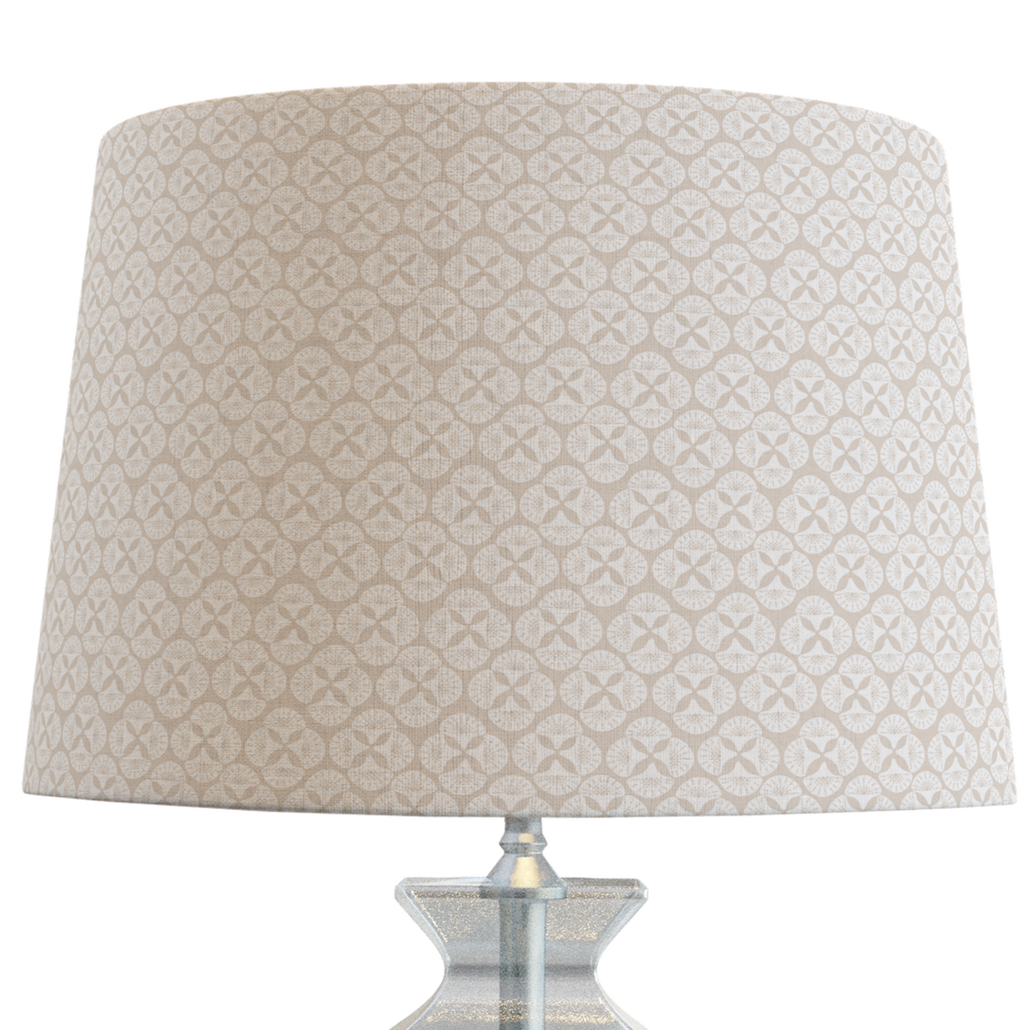 Beige Patterned Lampshade in SEA STAR