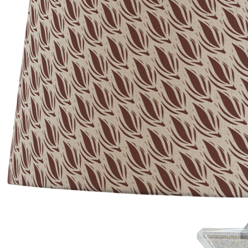 Light Brown Patterned Lampshade in SEEDLING