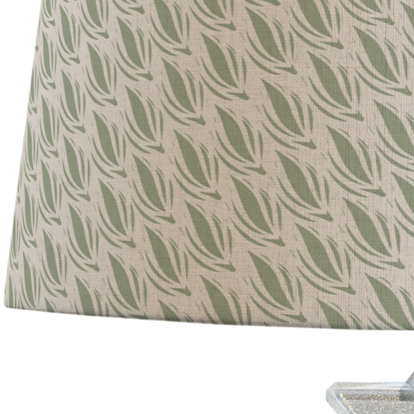 Light Green Patterned Lampshade in SEEDLING