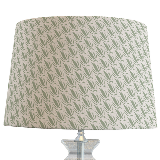 Light Green Patterned Lampshade in CACAO
